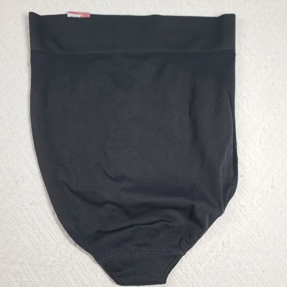 Cacique High-Waist Shaping Briefs in Black and Nude